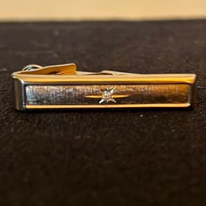 Vintage Foster dog stamp tie clip